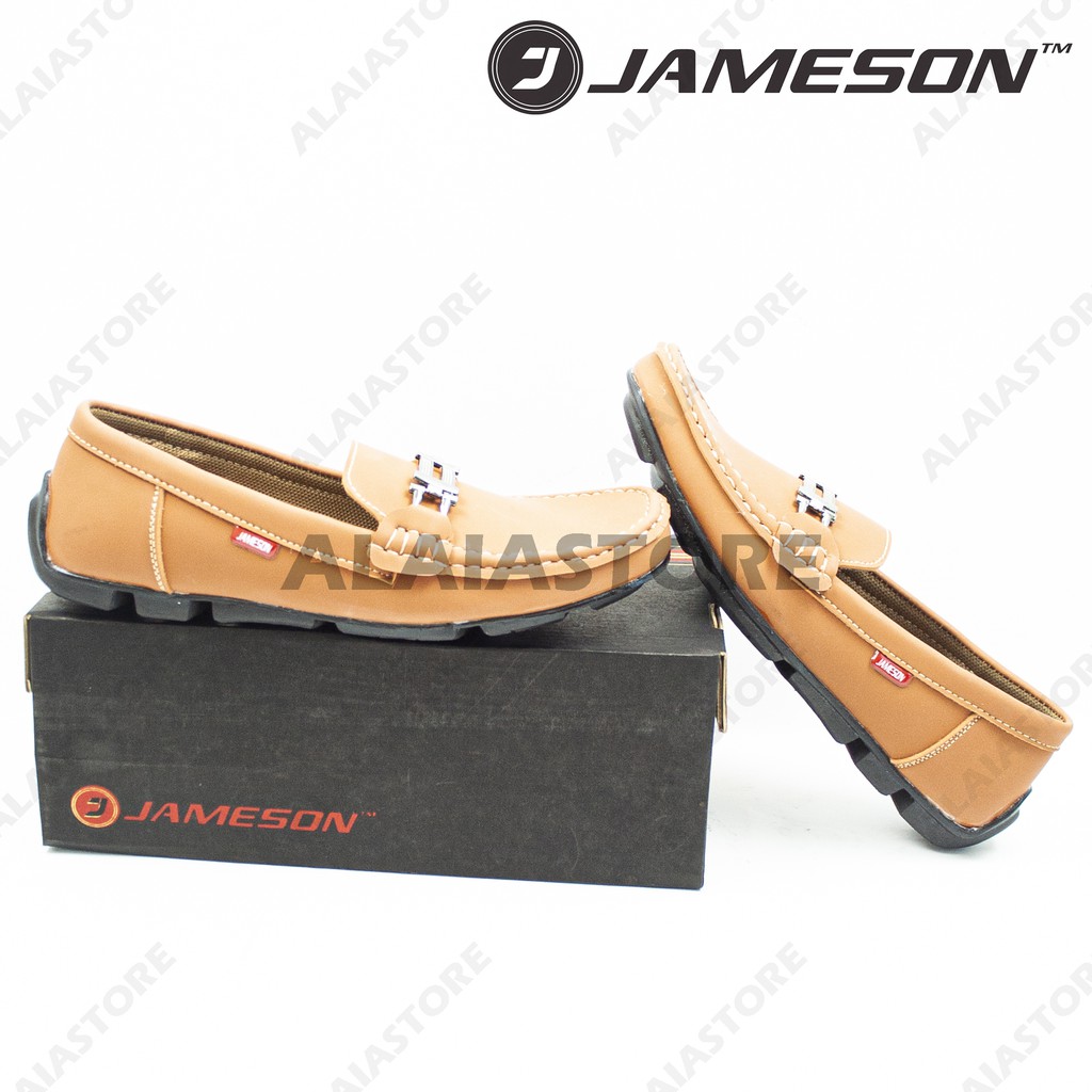 Sepatu loafers casual pria pantofle anti slip Jameosn J03 France / sepatu formal / sepatu kerja