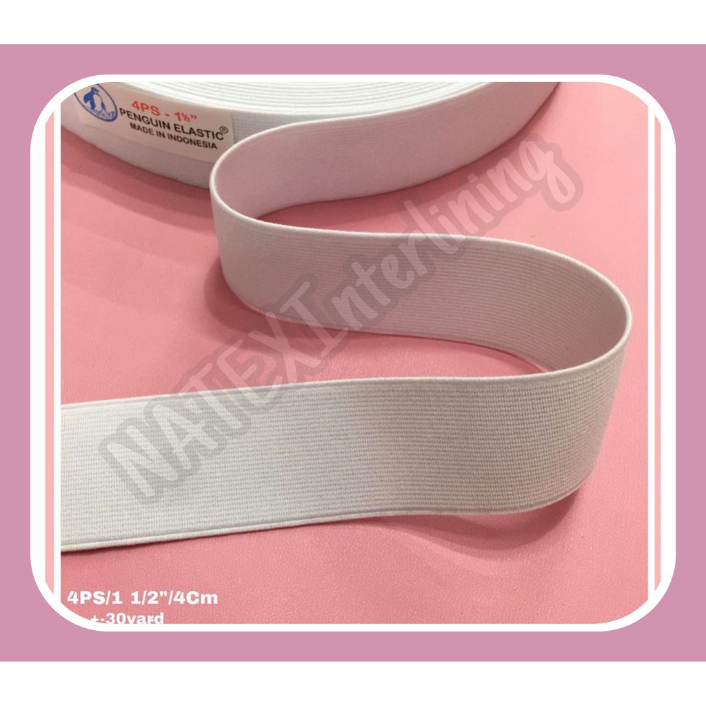 ( 36 yard ) Karet Penguin 4PS Ukuran 4cm -Original