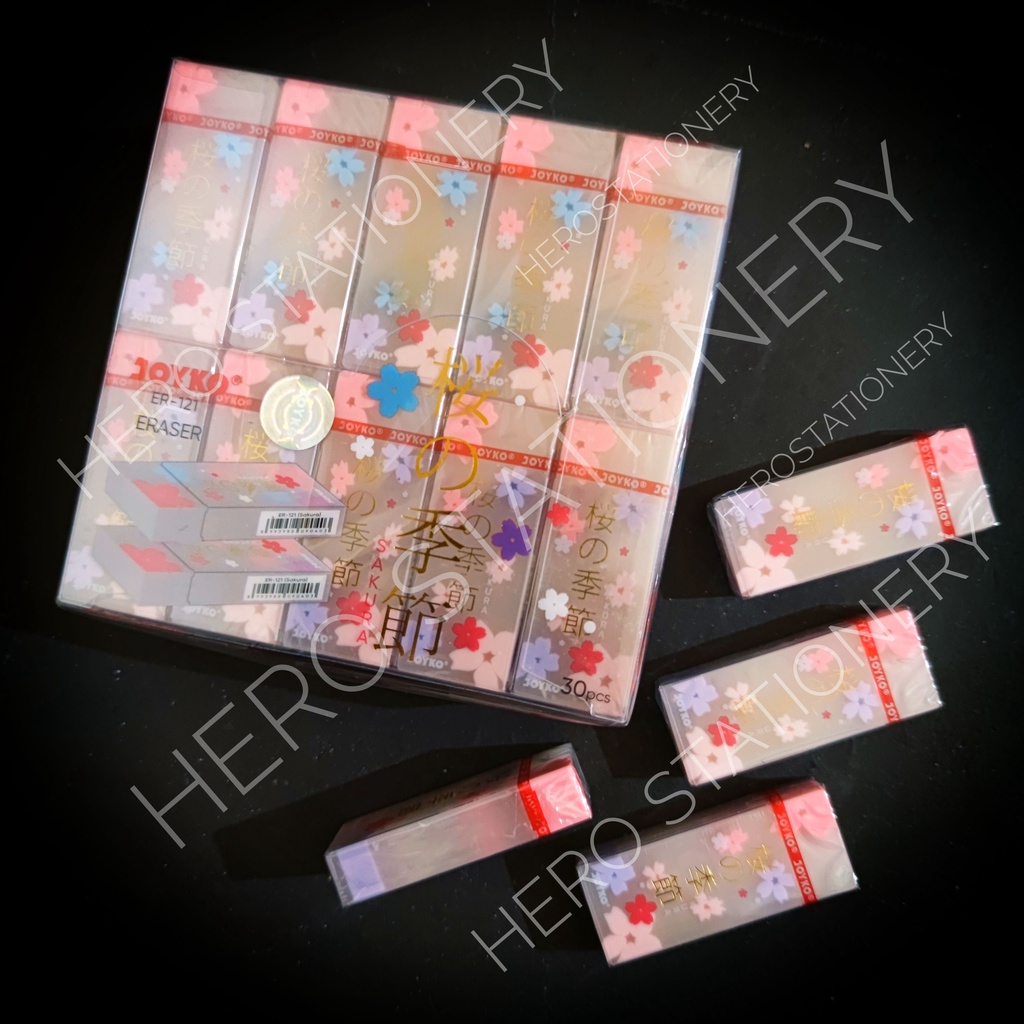 

Joyko penghapus motif bunga oriental sakura peach blossom ER-121