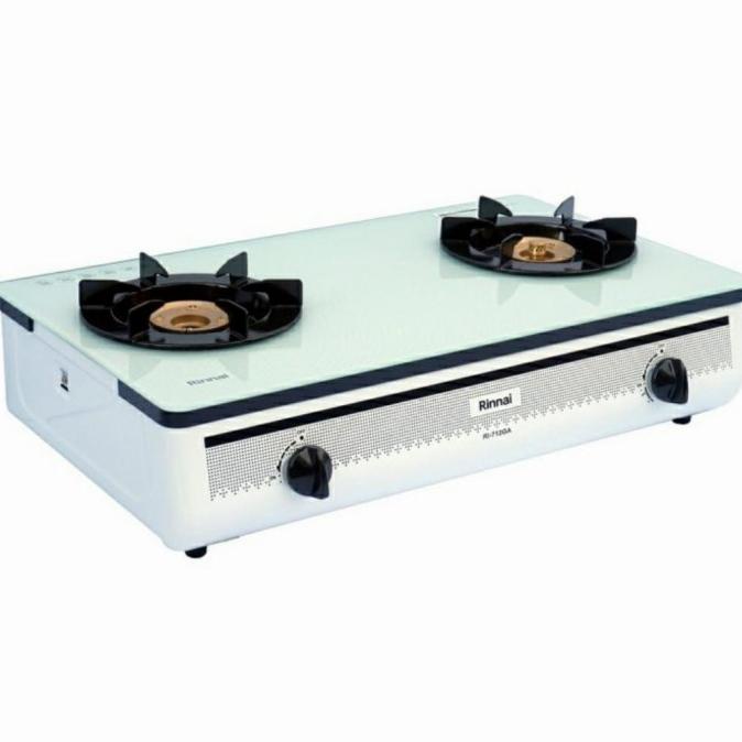 *****] GOSEND ONLY RINNAI kompor kaca 2 tungku tempered glass