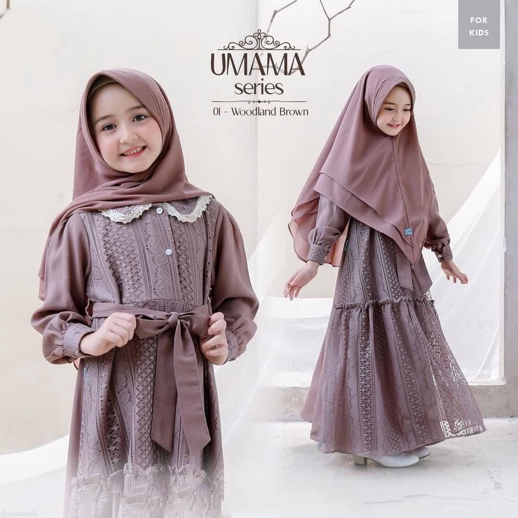 Umama series Gamis umama syari kids Gamis brukat anak terbaru 2022