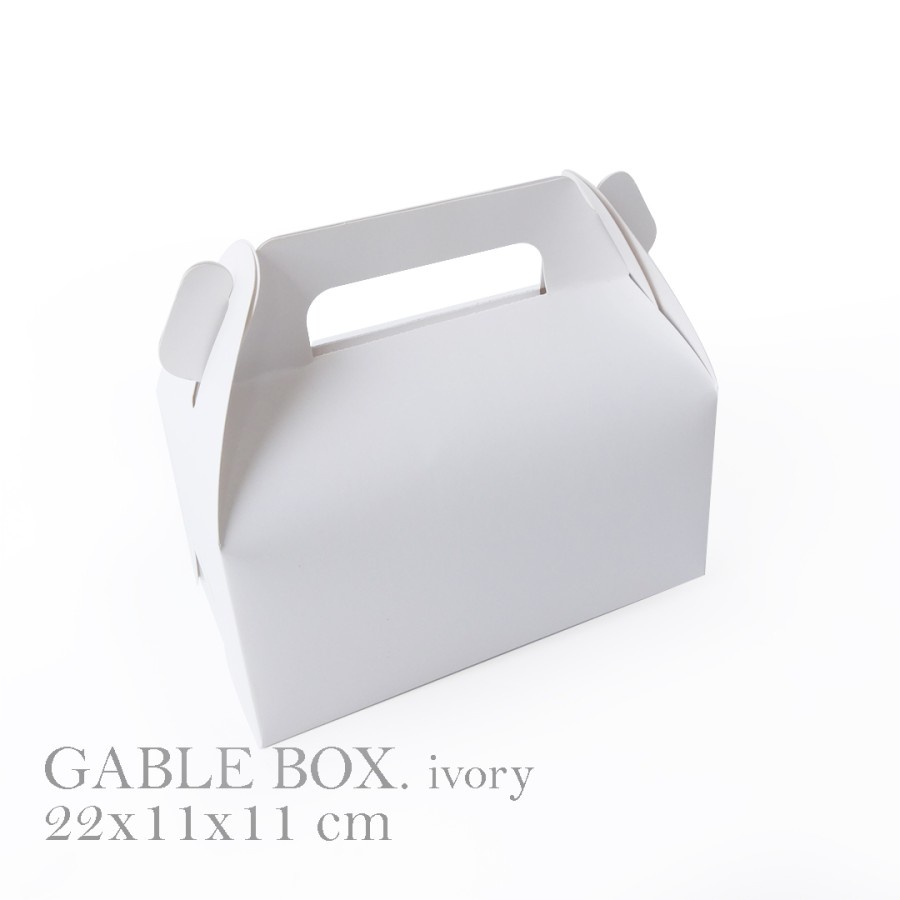 

Box Packaging Hampers Dus Jinjing Putih Kardus Tenteng Kemasan Jar Toples 600ml Gable Box Ukuran 22x11x11 cm