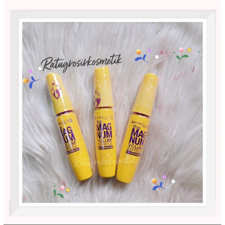 [ECER] MASCARA MAYBELLINE THE MAGNUM COVER KUNING VOLUME EXPRESS