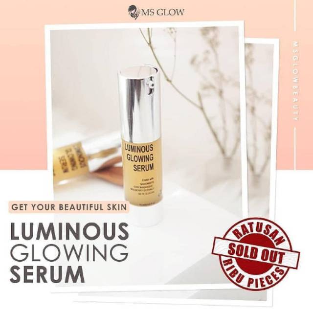 MS GLOW LUMINOUS GLOWING SERUM MS GLOW 100% ORIGINAL reseller resmi karawang