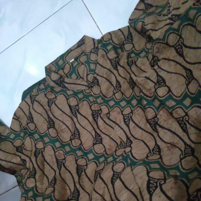 Gamis Meisya Rempel-gamis Batik Kombi Wolvice Tersedia Ukuran S,m,l,xl,xxl&xxxl Jumbo