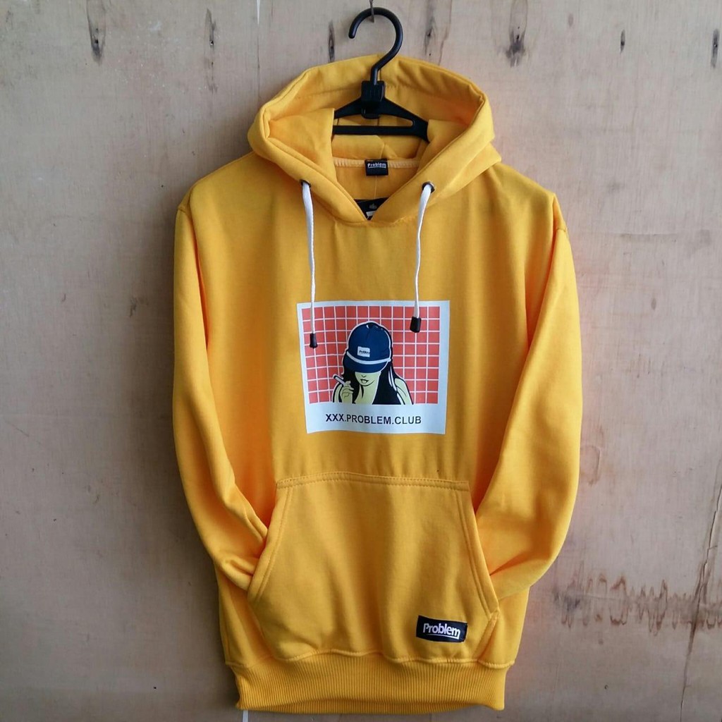 [ COD ] HOODIE PROBLEM / SWEATER PROBLEM CLUB / JAKET DISTRO PROBLEM CLUB PRIA WANITA