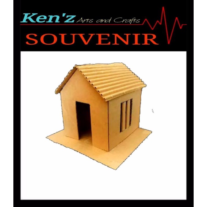 

RUMAH KARDUS SEDERHANA... prakarya kardus / mainan edukasi / kerajinan tangan kardus / cardboard crafts