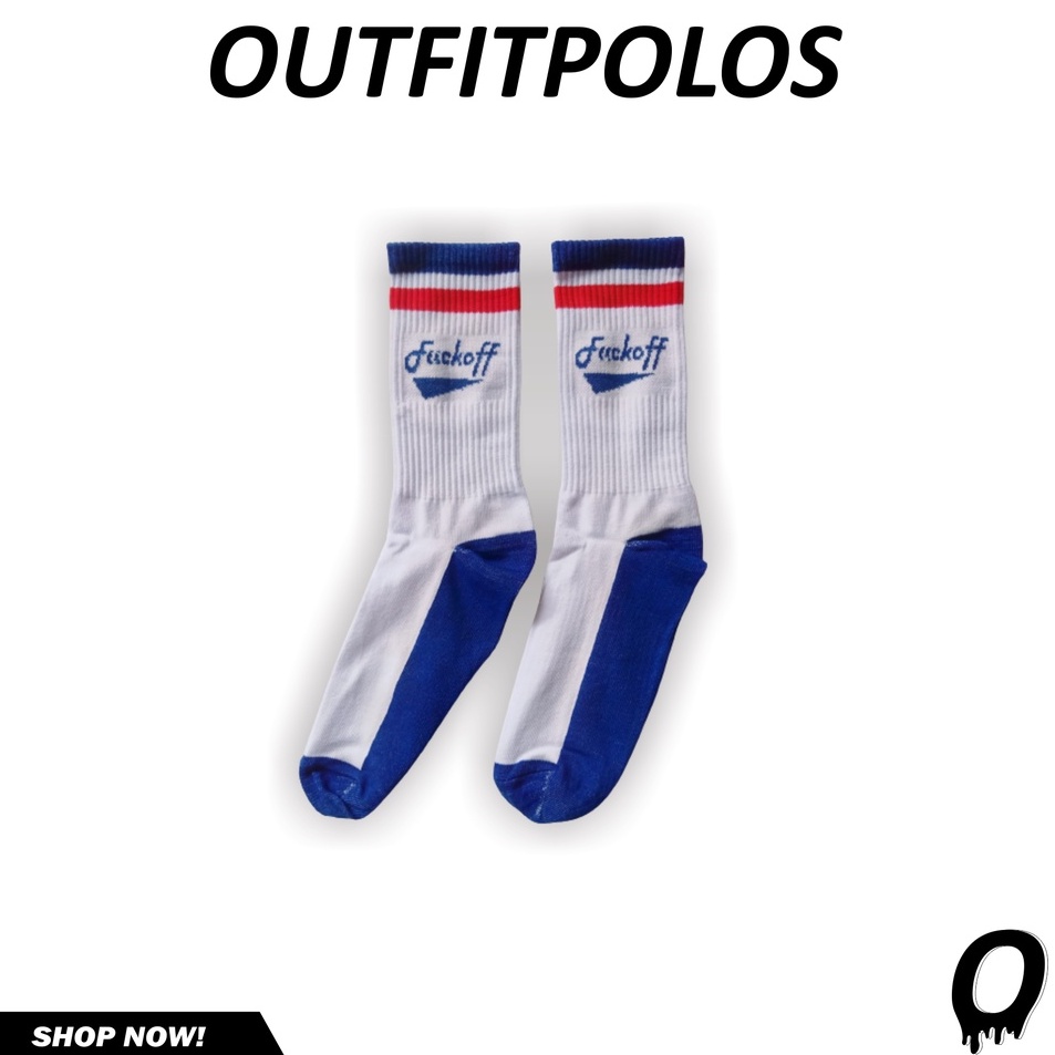 OUTLOS | KAOS KAKI FUCK OFF SETENGAH BETIS UNISEX