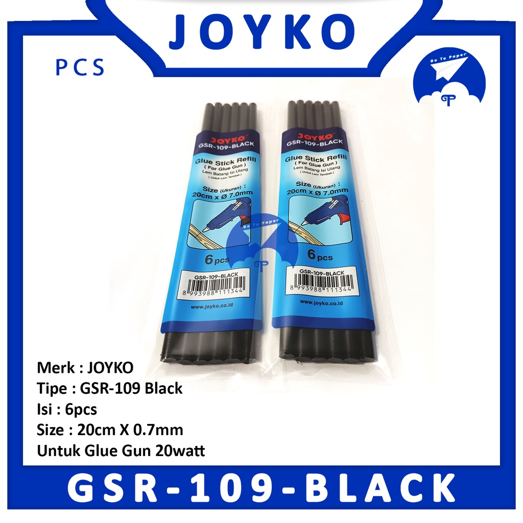 

Glue Stick Refill JOYKO GSR-109 Black - Per Set