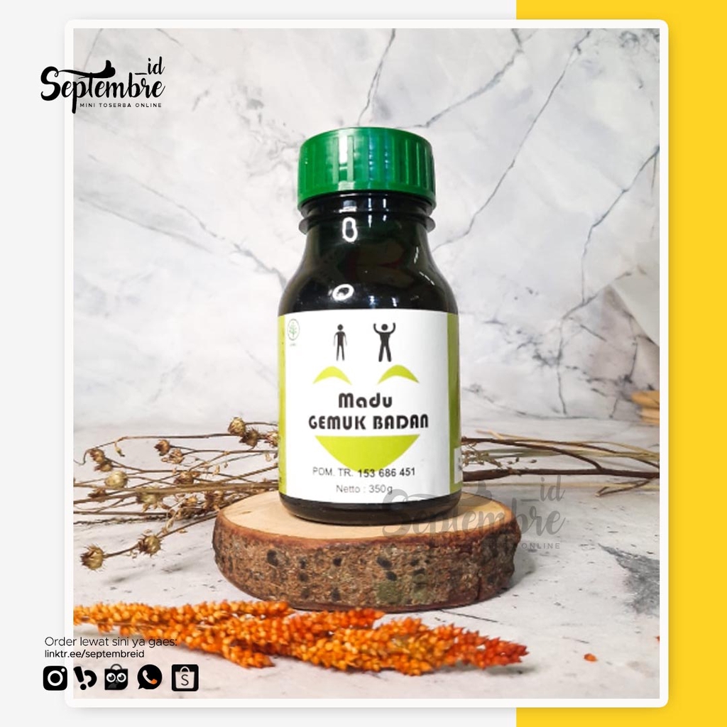 

Madu Penggemuk Badan Madu Gemuk Badan Madu Penambah Nafsu Makan 350 Gram