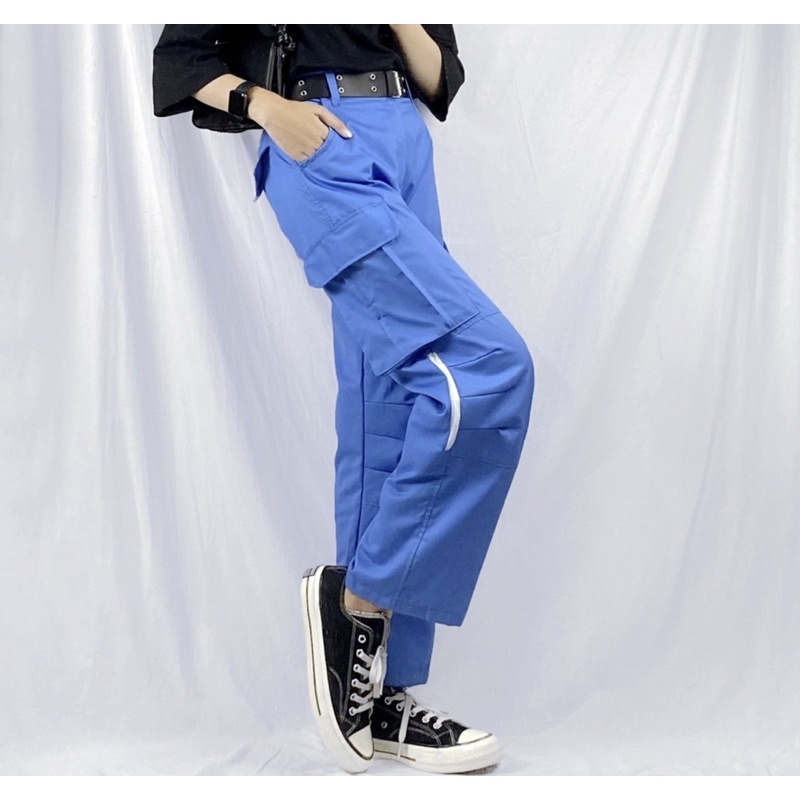 zipper cargo pants