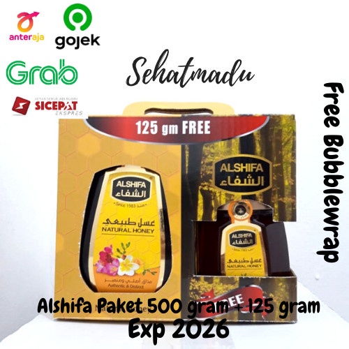

madu- madu al shifa promo 500 gram free 125 gram - alshifa promo 500gram -madu.