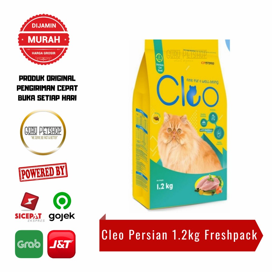 Cleo Persian 1.2kg Cleo Adult Persian 1.2kg Freshpack Anti Hairball