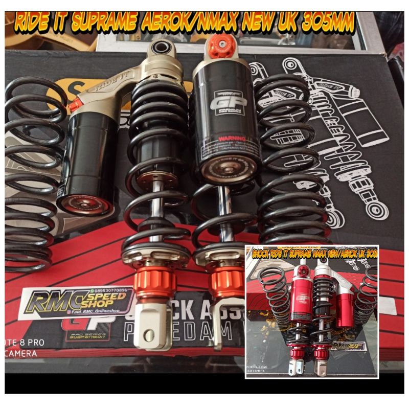 Shock Ride it gp aerok shock ride it Nmax new suprame shock ride it suprame aerok nmax new original 