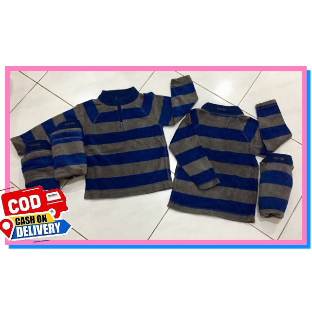 Jaket Bayi Perempuan Bulu Usia 6-12 Bulan Bulu Tebal Lembut N0P1 Sweater Baby Gap - 2