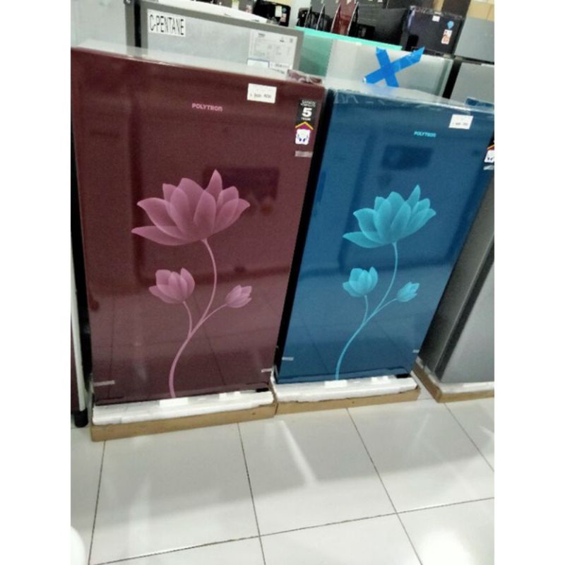 Kulkas satu pintu Polytron PRB-159 (Pintu Biasa)