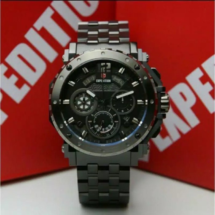 Jam tangan pria Expedition E 6402 E6402 black Original