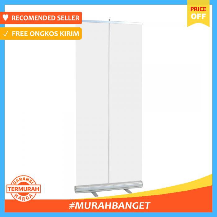 Tiang Stand Banner Model Roll Up Aluminium Ukuran 60X160 Murah Jakarta