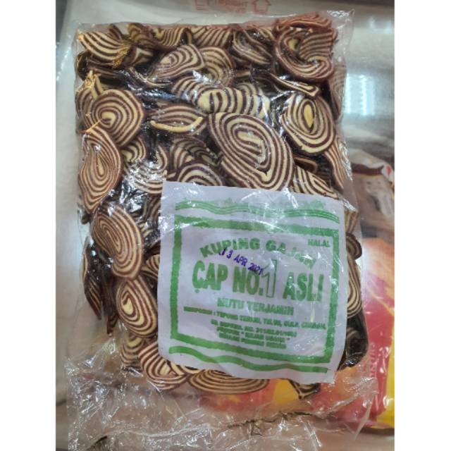 

Kuping Gajah Coklat 250gr