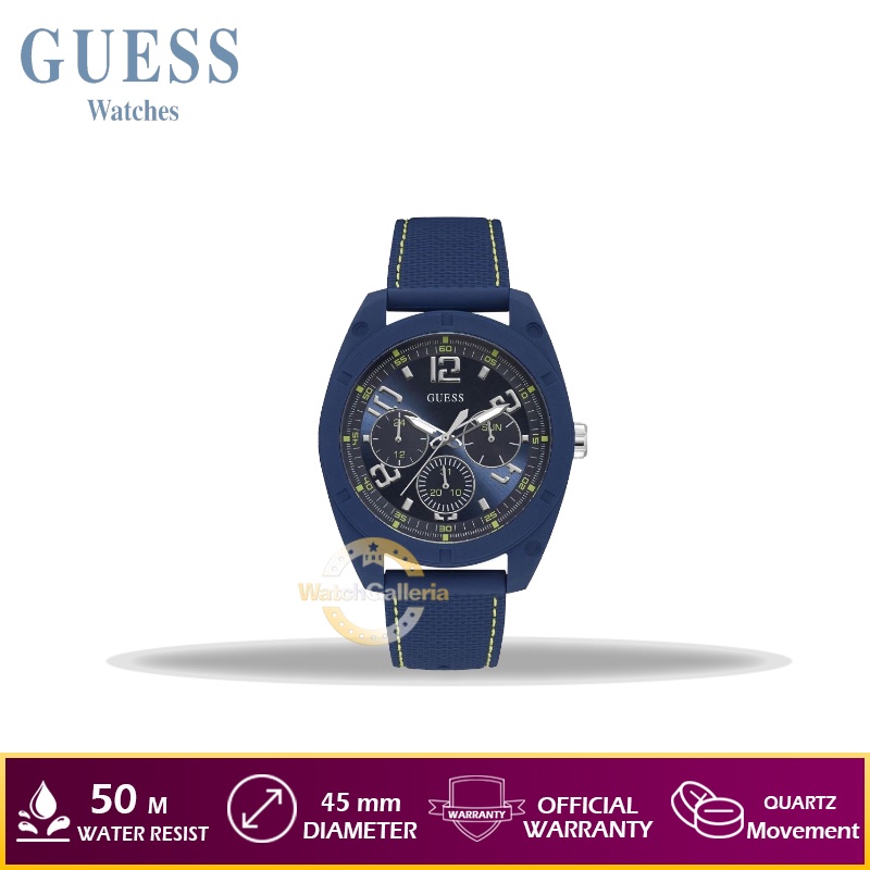 Jam Tangan Pria GUESS W1256G3 - Biru Original
