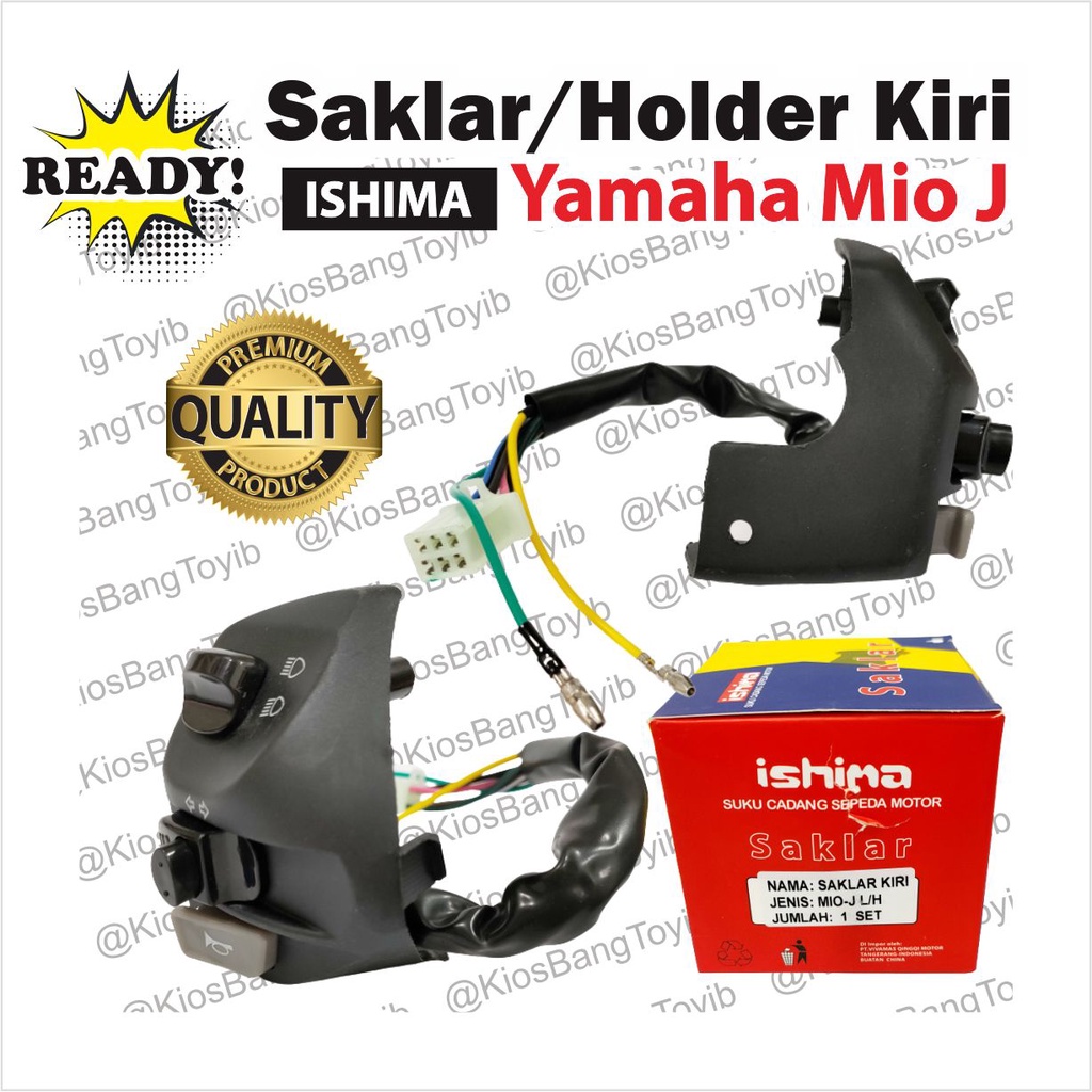 Saklar Holder Handle Switch Kiri Yamaha Mio J (ISHIMA)