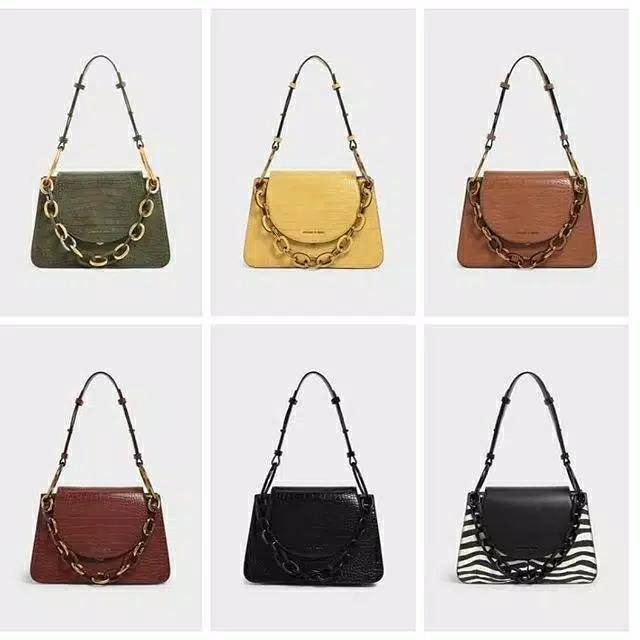 chain link shoulder bag