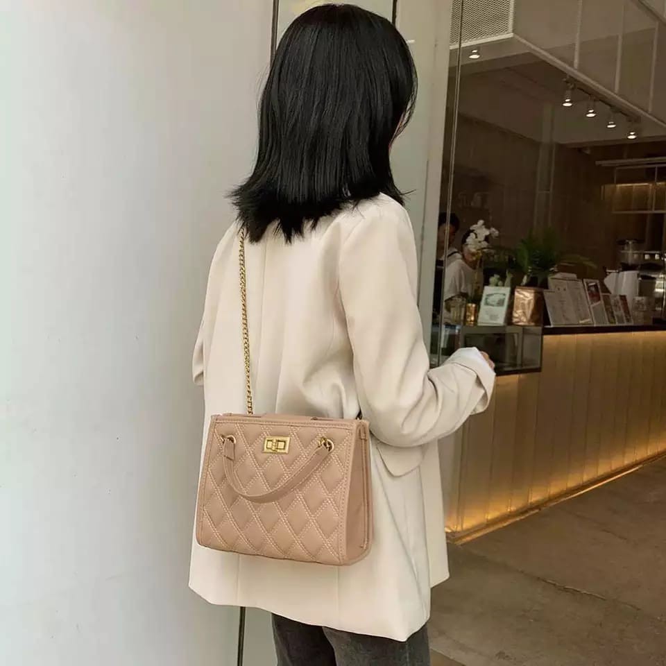 TAS SELEMPANG FASHION RANTE TALI KULIT SINTETIS 5948