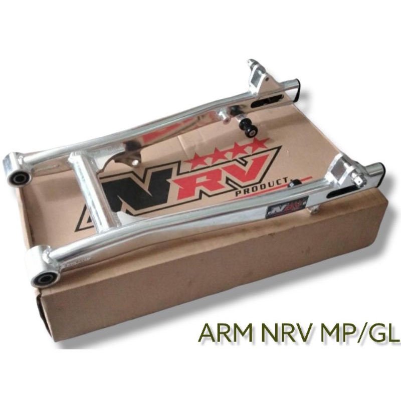 SWING AREM BY NRV BAHAN FULL ALUMUNIUM TEBAL CNC PNP GL MAX/GL PRO/MEGAPRO