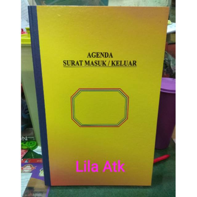 

Buku Agenda Surat Masuk / Keluar isi 100 lembar