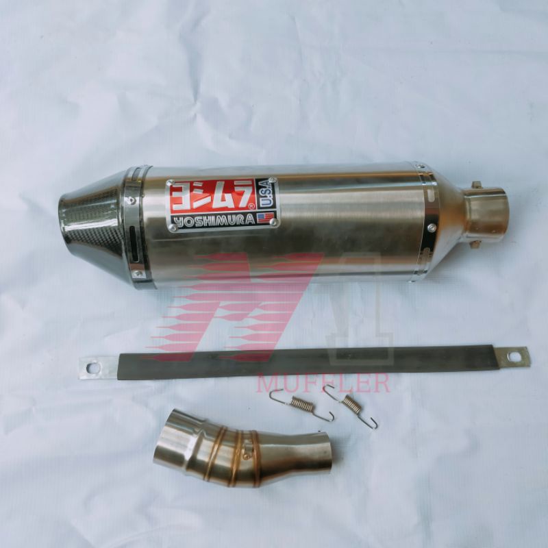 BASS ADEM Knalpot Racing Ninja 250 Z250 Z250SL R25 MT25 CB150R CB150R CBR250RR Slip On Yoshimura USA-7