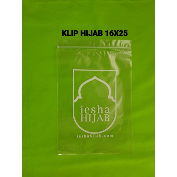 (10x15, 11x17CM,12x20, 13x20, 16x25 CM) PLASTIK KLIP HIJAB/MAKANAN DESAIN BEBAS