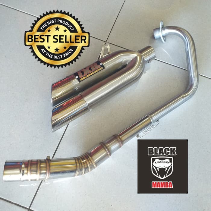 axs274 Knalpot IXIL Double CBR150 R15 Vixion Xabre CB150 GSXR150 Sonic