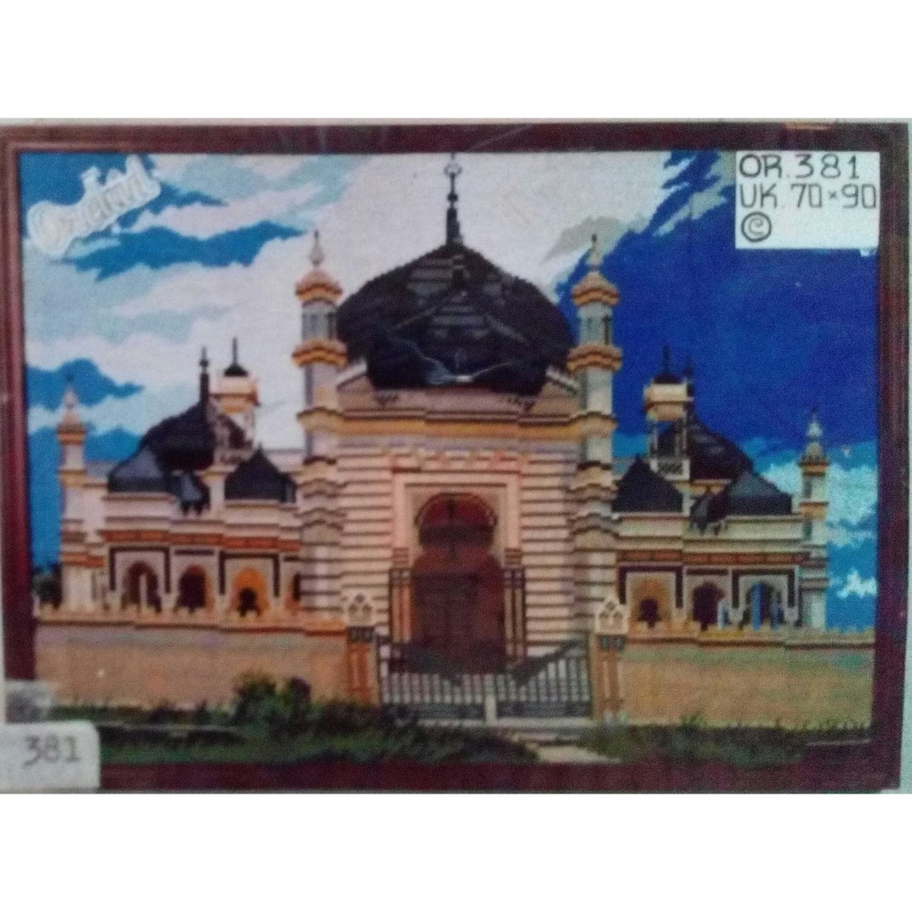 KRUISSTEEK KRISTIK ORCHID MOTIF MASJID OR 381