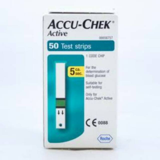 Strip Accu-Chek Active Isi Ulang Accuchek Refill Accucheck Refil Accu Check Active Accu Chek Aktif