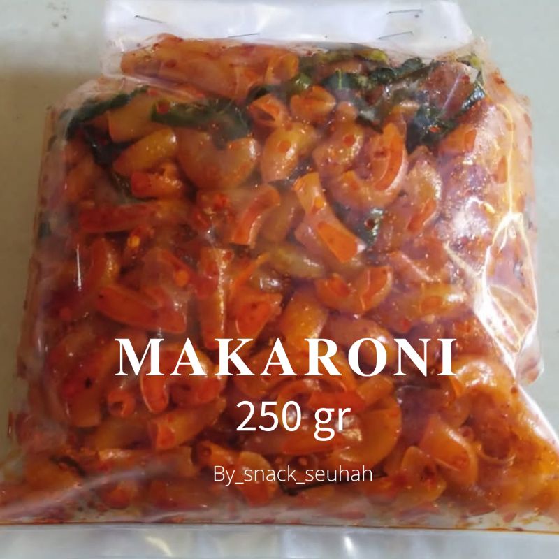 

Makaroni bantet pedas daun jeruk isi 250gram