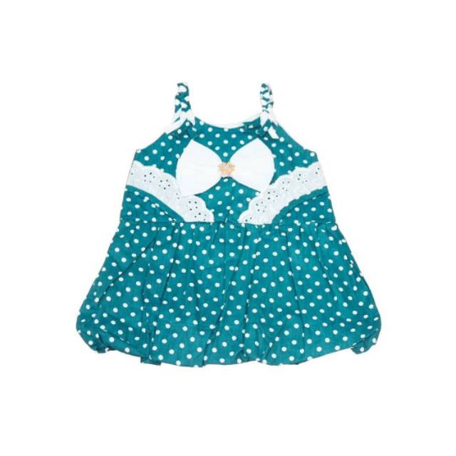 Dress Balon Bayi Polkadot/Dress Kutung Bayi/Terusan Bayi/Baju Bayi Perempuan