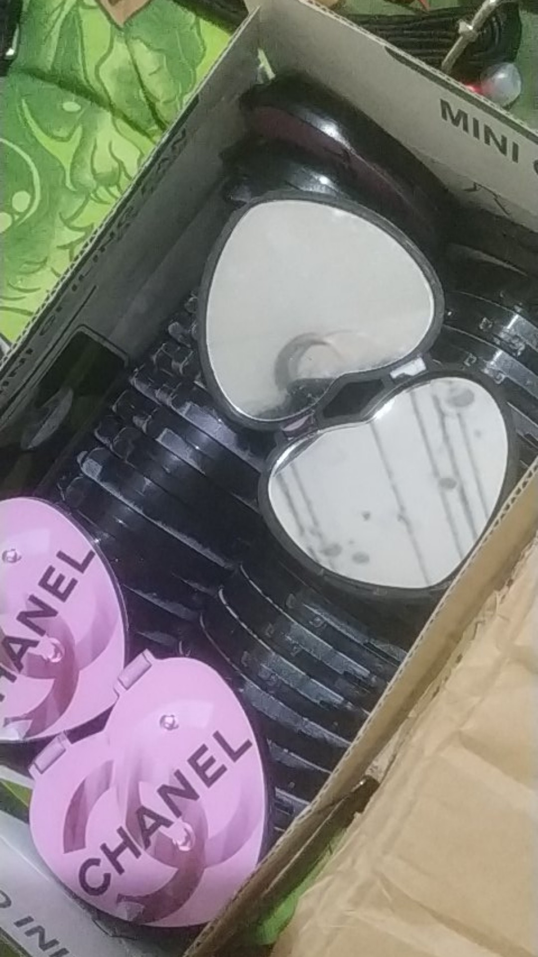 Cermin Lipat Dengan Ring Hp Cermin Standing Mirror Hp