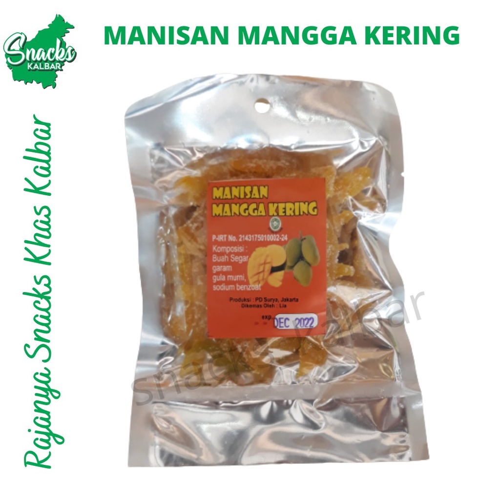 

Manisan Mangga Kering 200 gram