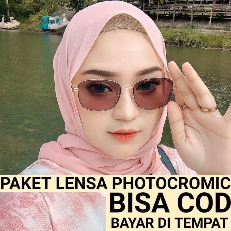 PROMO TERMURAH KACAMATA 6639 MURAH GRATIS LENSA PHOTOCROMIC minus/cylinder/ progresif hanan kacamata
