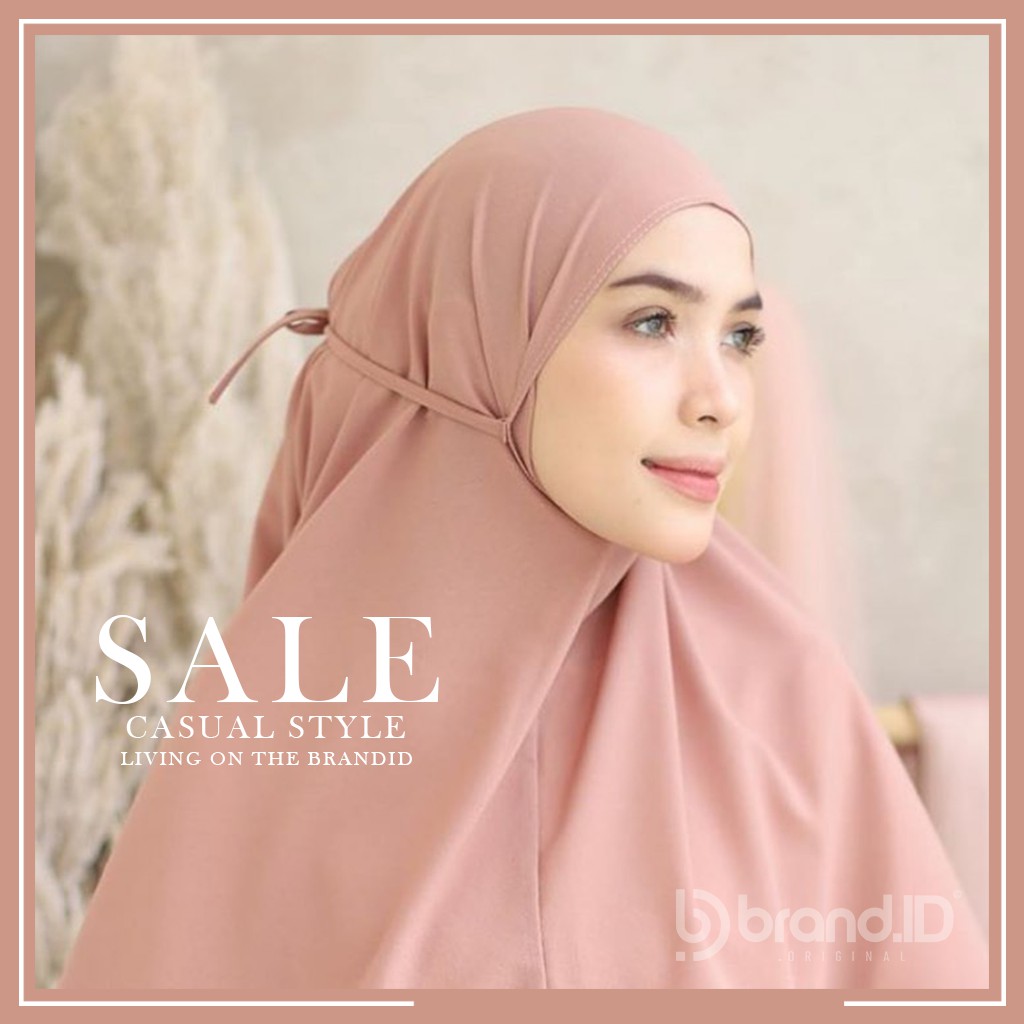 BERGO MARYAM BAHAN DIAMOND PREMIUM / BERGO TALI / HIJAB INSTANT