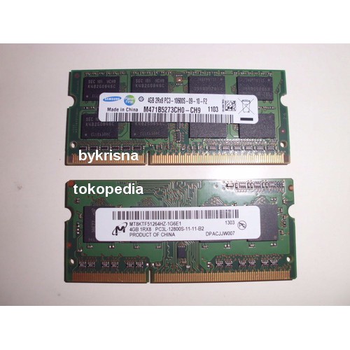 Ram Laptop 4GB DDR3 memori Sodim SODIMM Memory 4G.