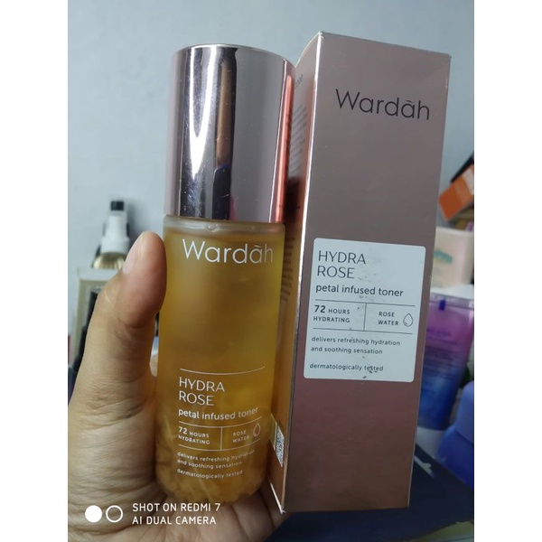 preloved wardah hydra rose toner