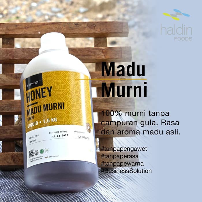 

Madu asli 1 Liter HALDIN FOODS