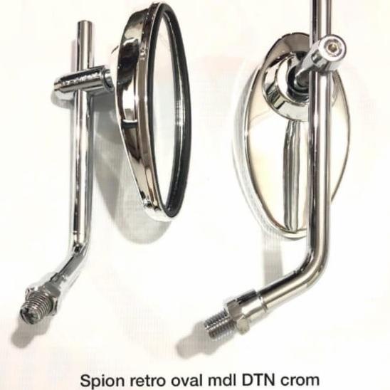 spion oval setelan crome