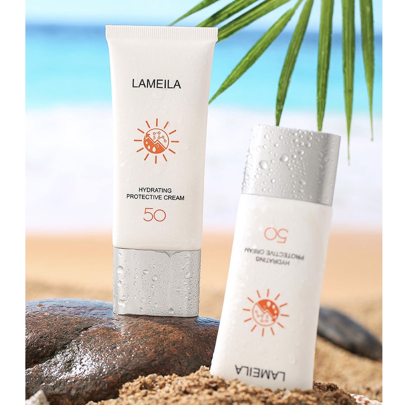 LAMEILA Sun Block SPF 50 Sun Screen Wajah White Sunblock Tahan 12 Jam PA+++ LA162 3058