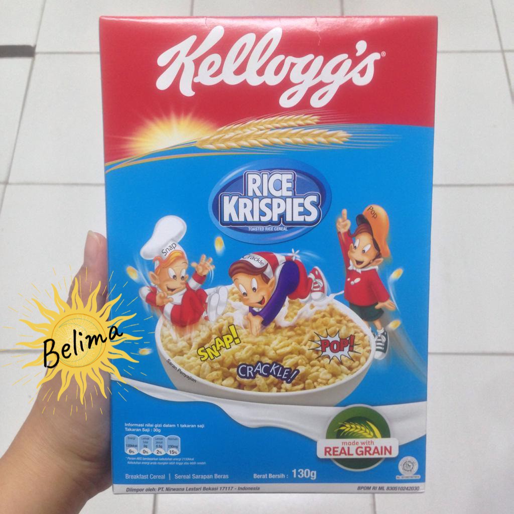 

Kellogg's Rice Krispies 130g (Sereal Biji-Bijian Beras)