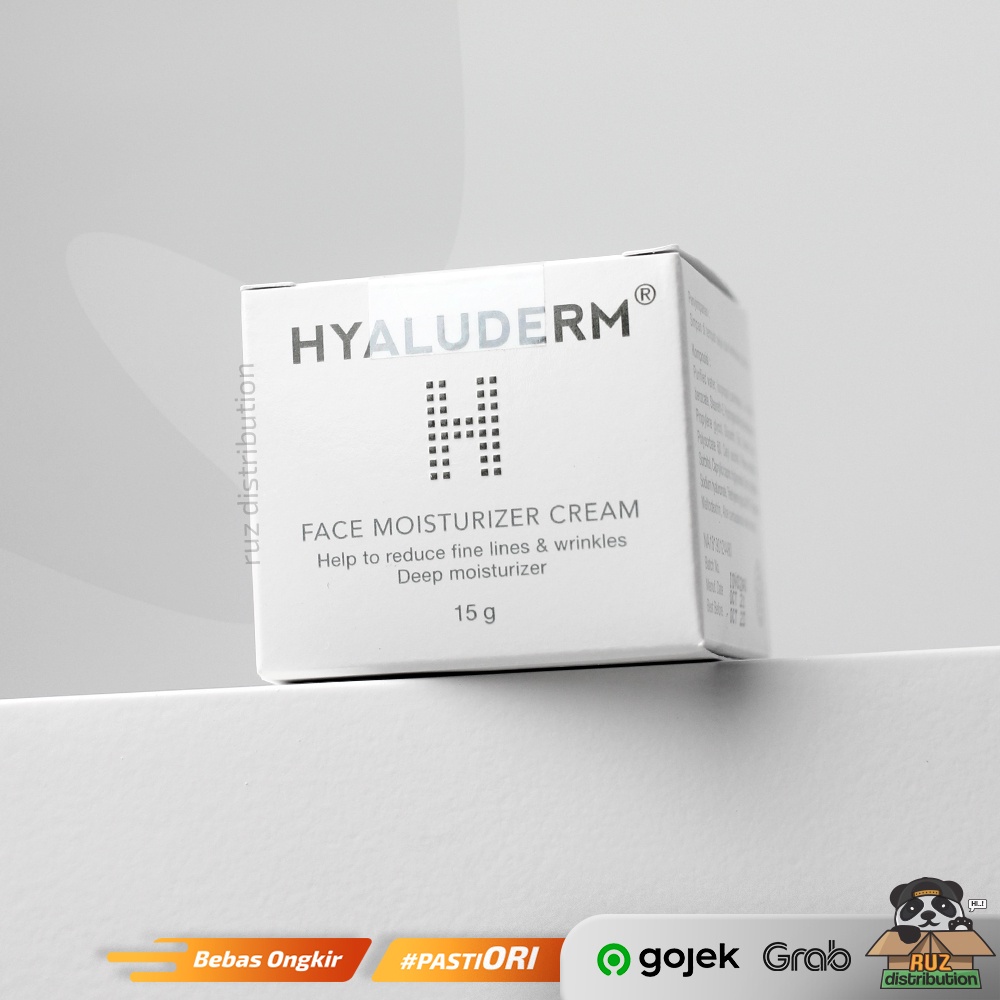 Hyaluderm Face Moisturizer Cream 15g - Pelembab Anti Kerutan