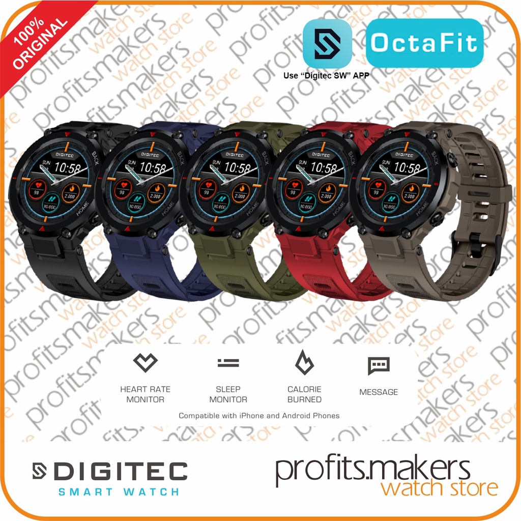 DIGITEC DG SW OctaFit / DG-SW-OctaFit Smart Watch Smartwatch ORIGINAL