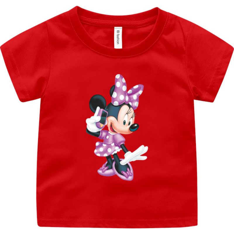 Kaos Anak Cewek Minnie 2Nd Atasan Anak Perempuan Kaos Anak Perempuan Terbaru Atasan Ank Cewek Murah