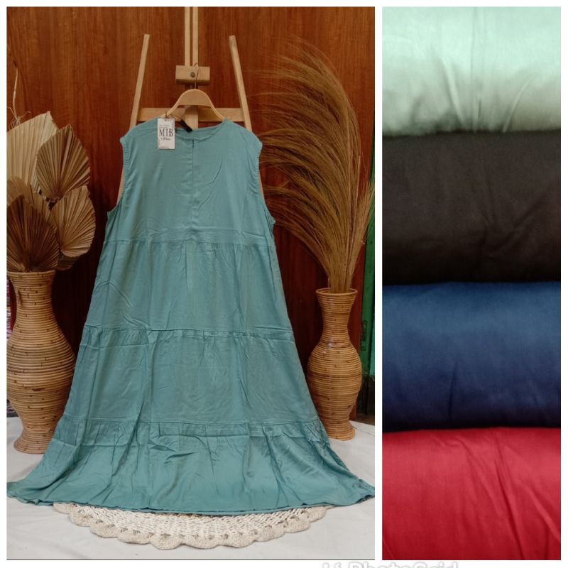 Organza Midi Lekbong VIRAL Terbaru 2024 /Original BY MIB Style/Fashion Wanita Korean Style Simpel El